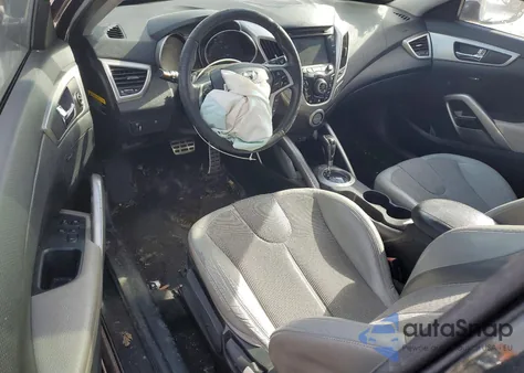 2012 Hyundai Veloster z USA, uszkodzony, nr VIN KMHTC6AD6CU028807